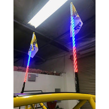 Load image into Gallery viewer, 4-FOOT DYNAMIC TWISTED LED RGB WHIP LIGHT
